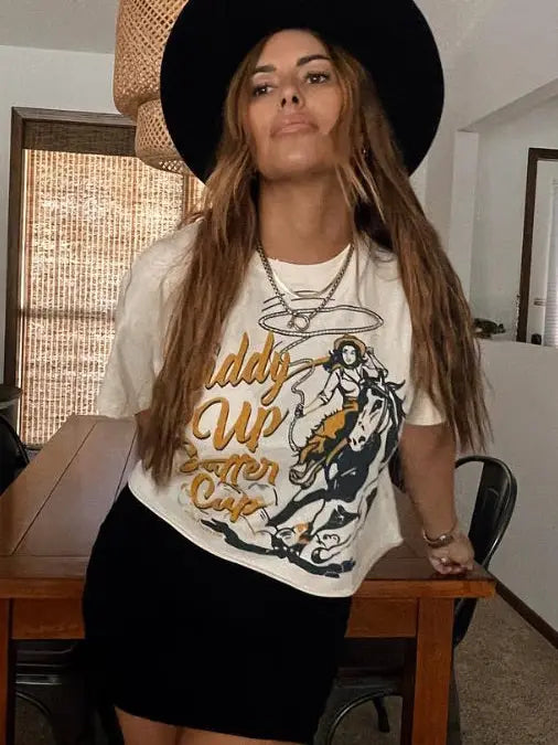 Giddy Up Butter Cup Band Tee