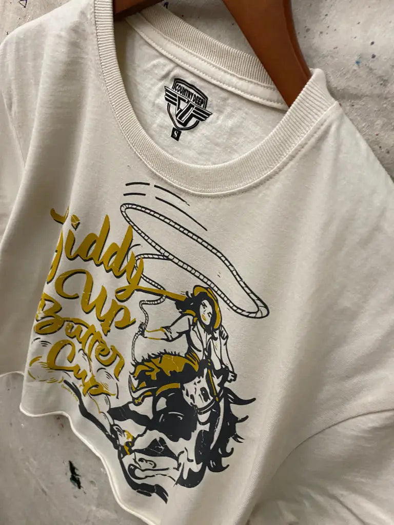 Giddy Up Butter Cup Band Tee