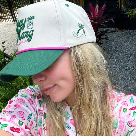 Spicy Marg Social Club - Green Vintage Trucker Hat