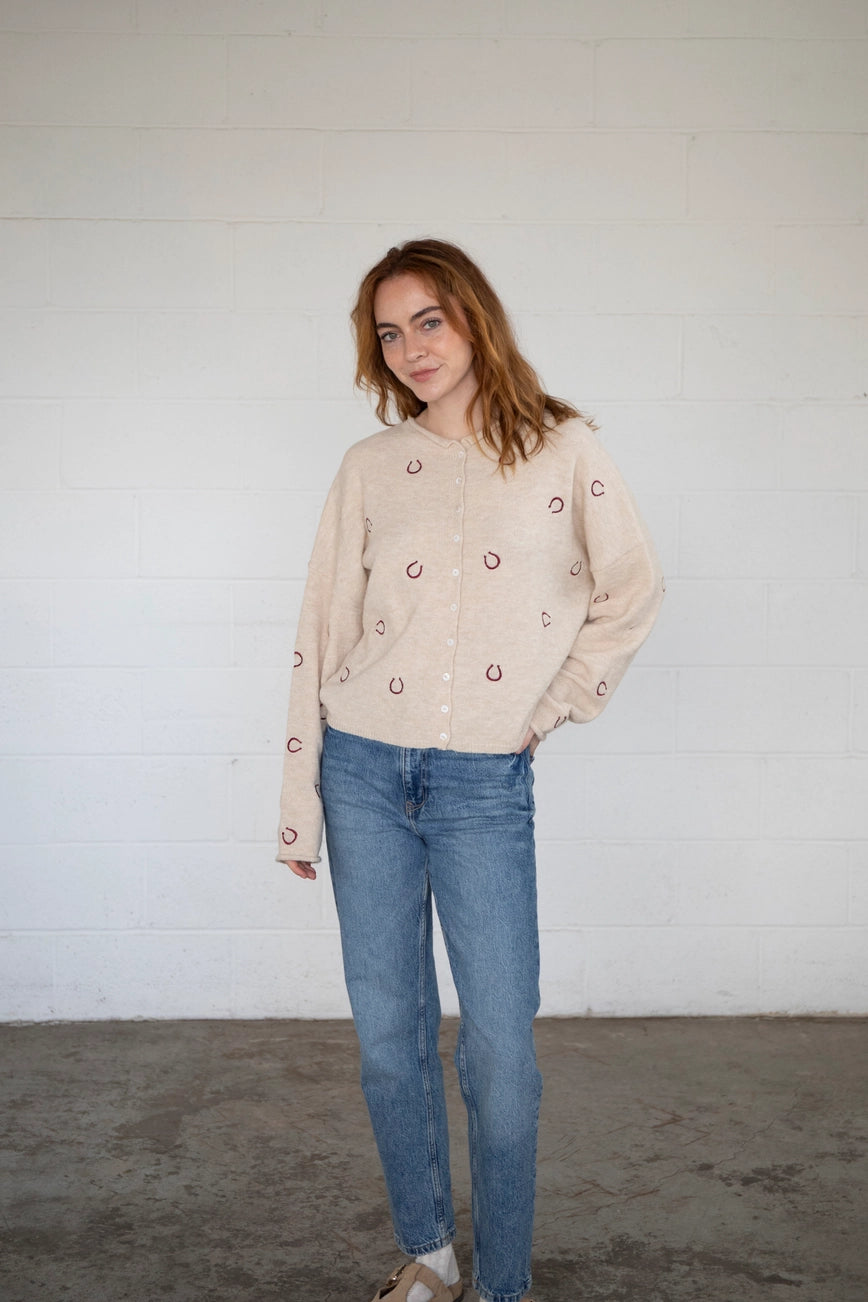 Horseshoe Piper Cardigan 🤎🐎