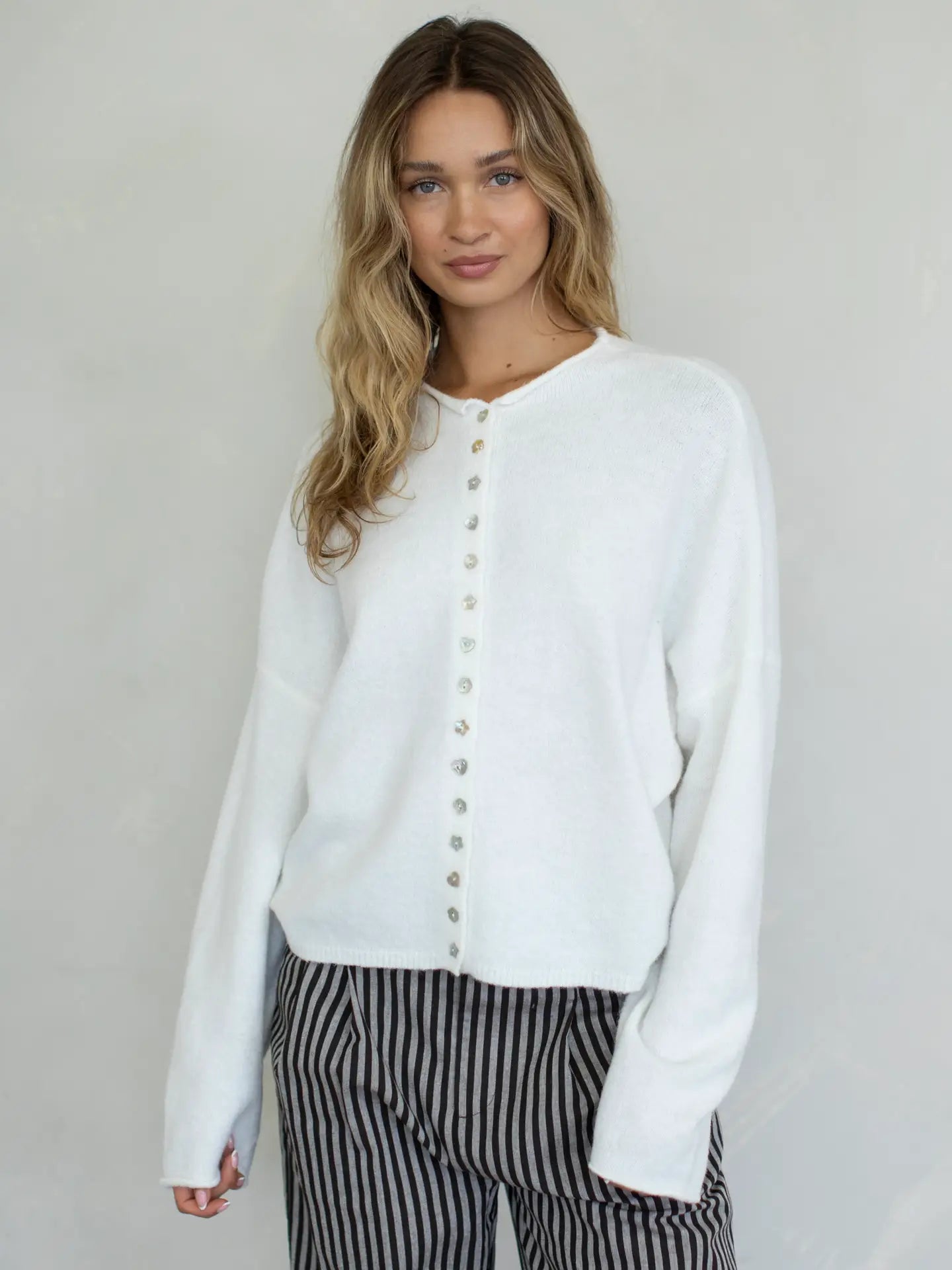 Mismatch Pearl Piper Cardigan