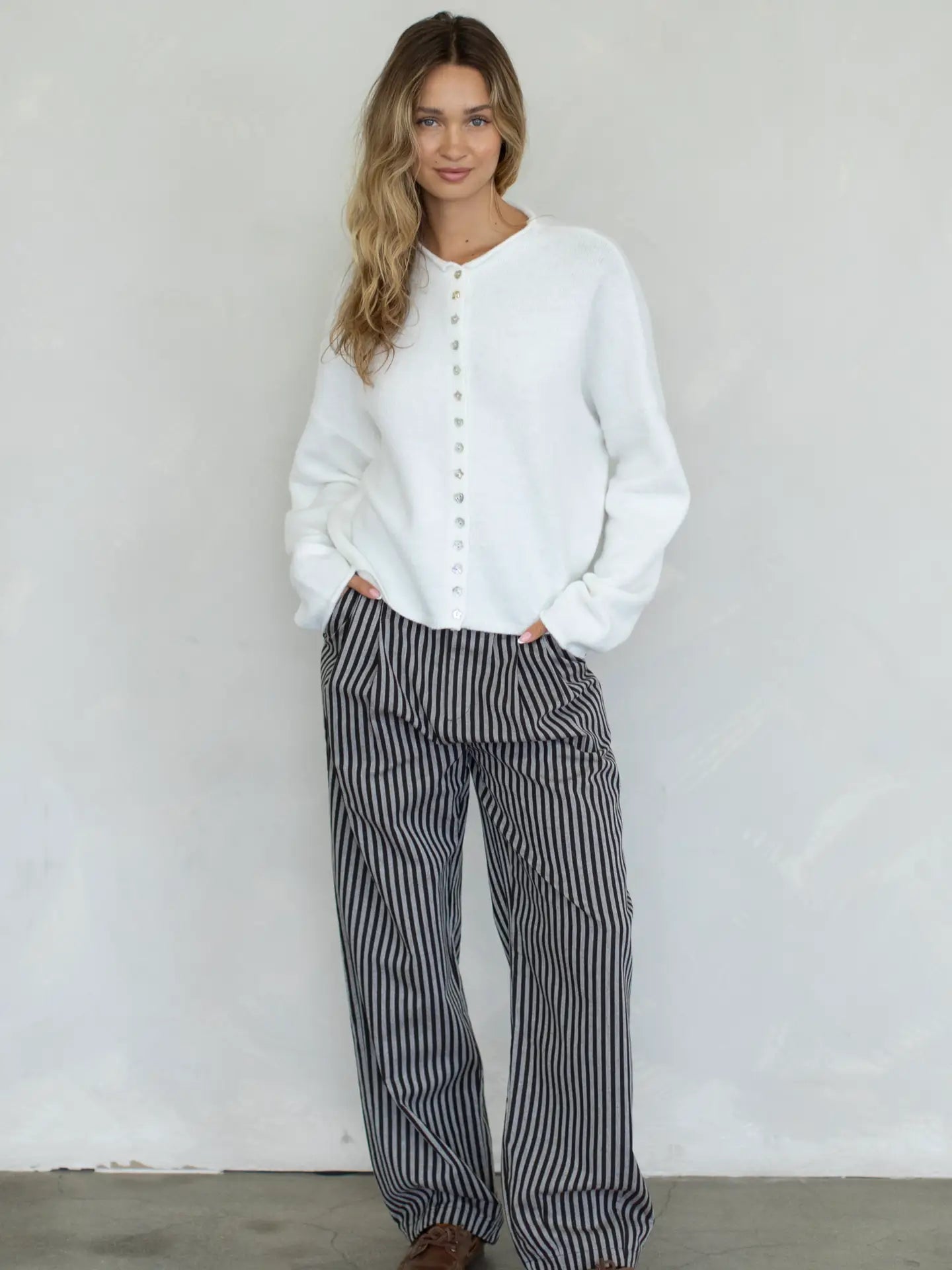 Mismatch Pearl Piper Cardigan