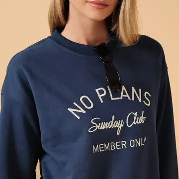 No Plans Sunday Club Crew Neck