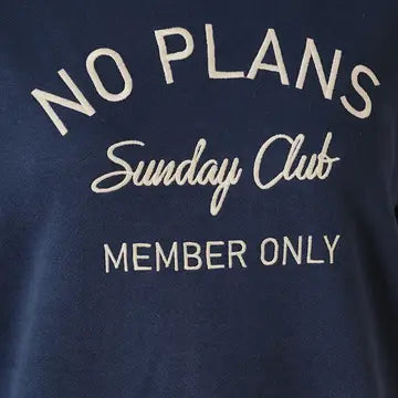 No Plans Sunday Club Crew Neck