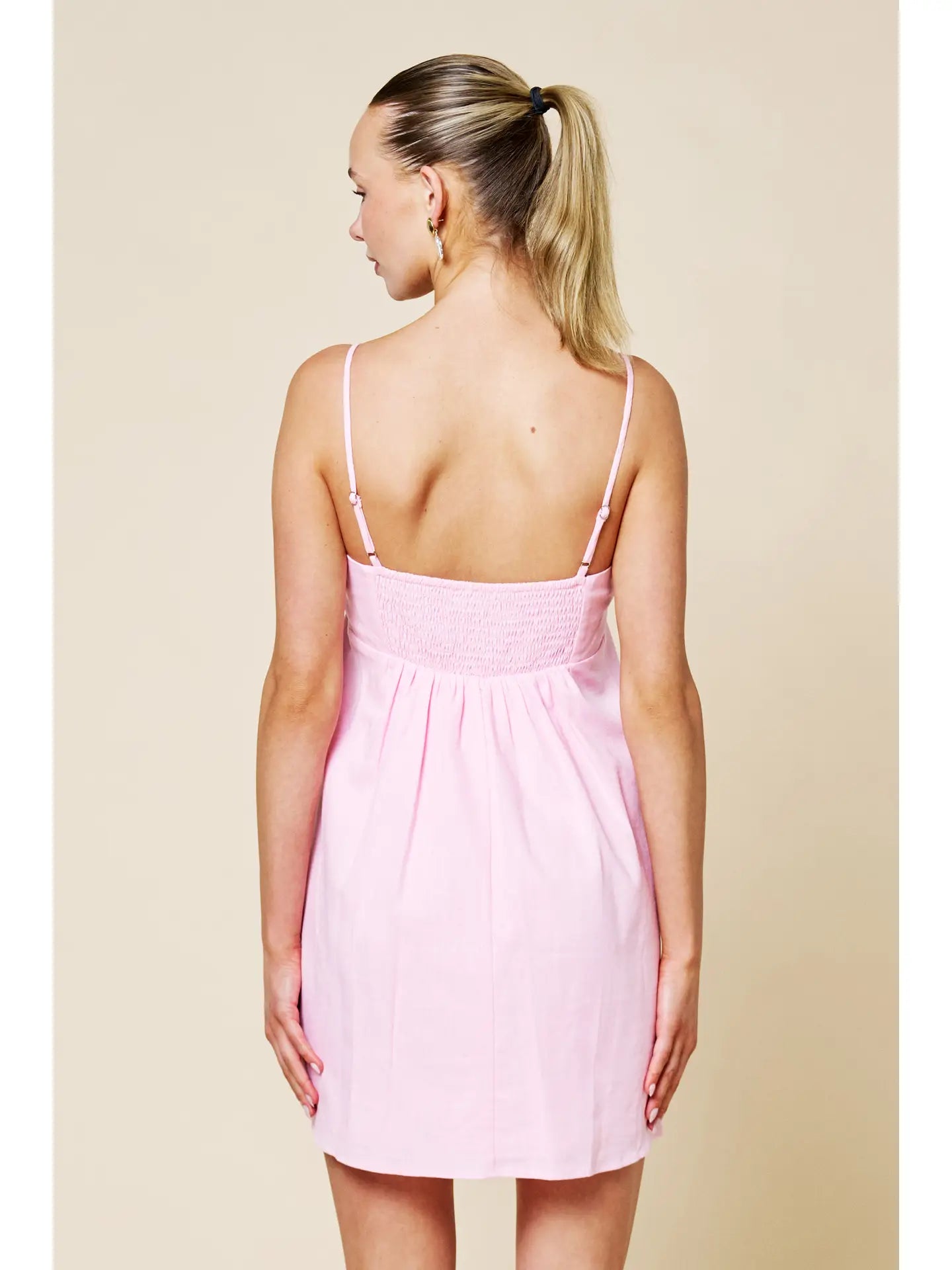 Palmtini Dress - Pink / Red