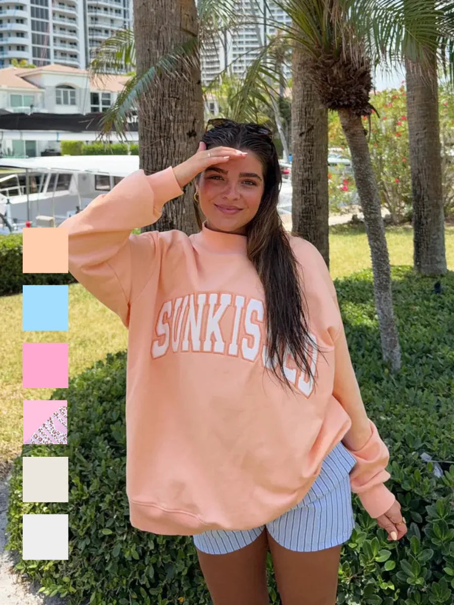 ORANGE Oversized Mockneck - 100% Cotton