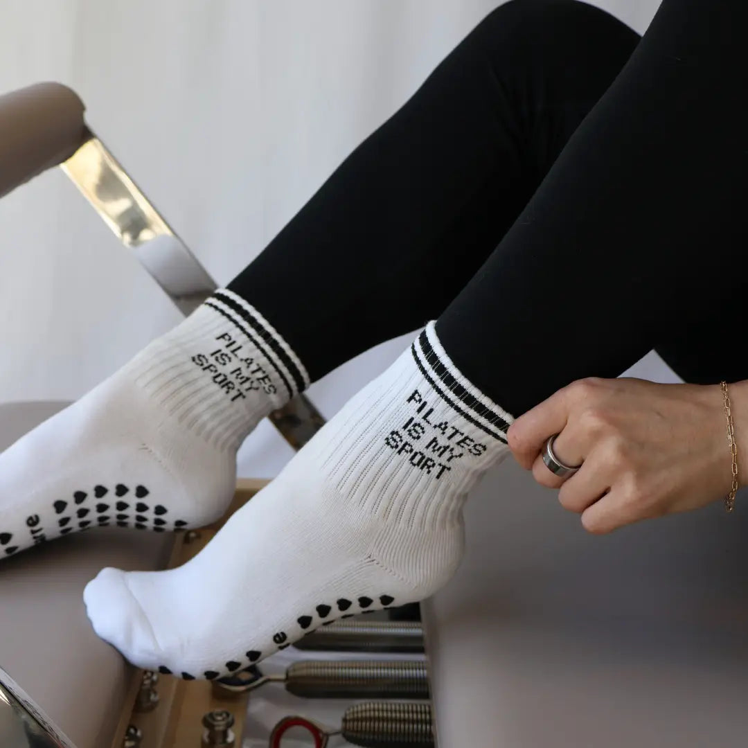 Pilates is My Sport Grip Socks