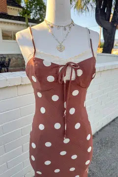 Polka Dot Maxi Dress