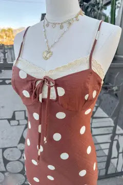 Polka Dot Maxi Dress