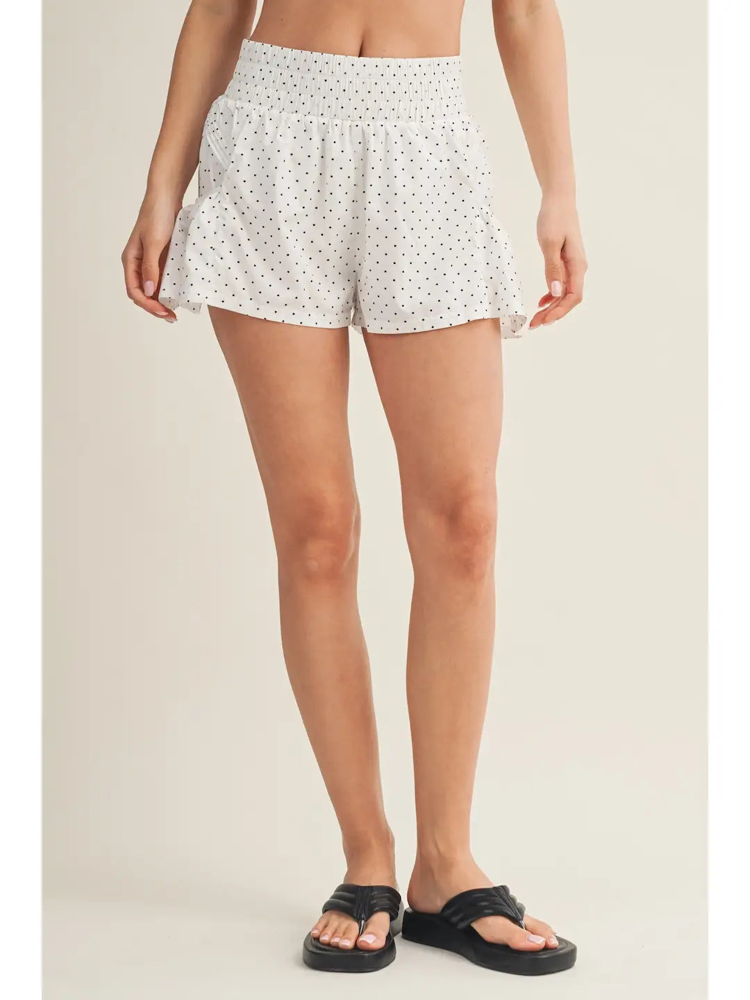 Polka Dot Flare Shorts