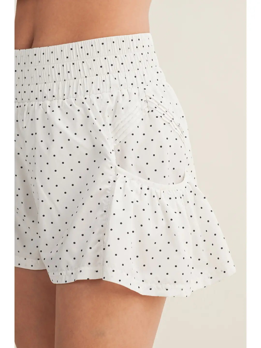 Polka Dot Flare Shorts