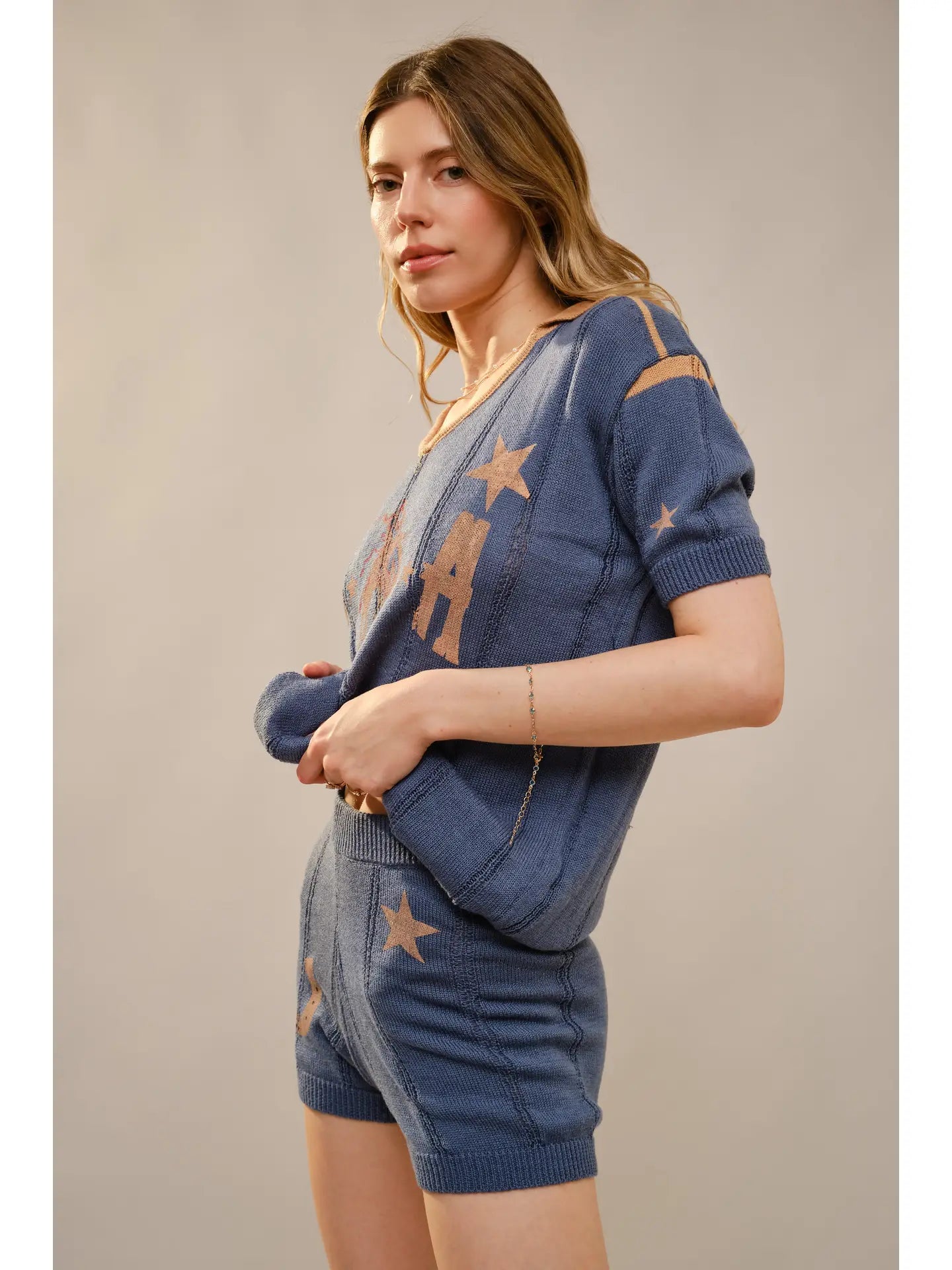 Star & Saddle Knit Set