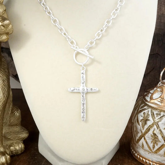 Silver Cross Necklace