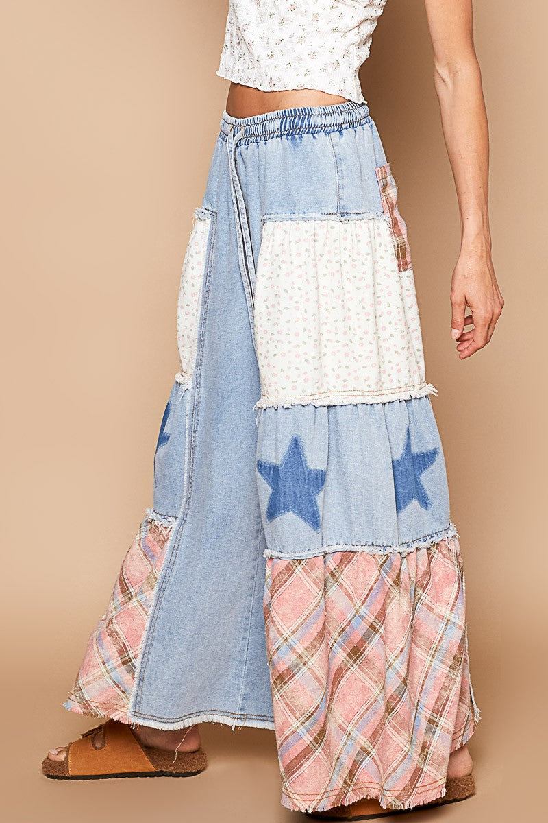 Boho Belle Patchwork Flares