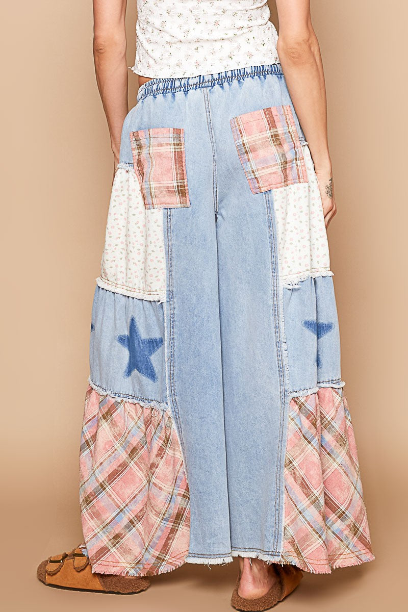 Boho Belle Patchwork Flares