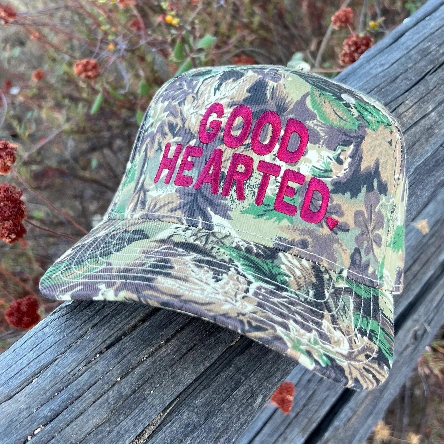 Good Hearted Camo Trucker