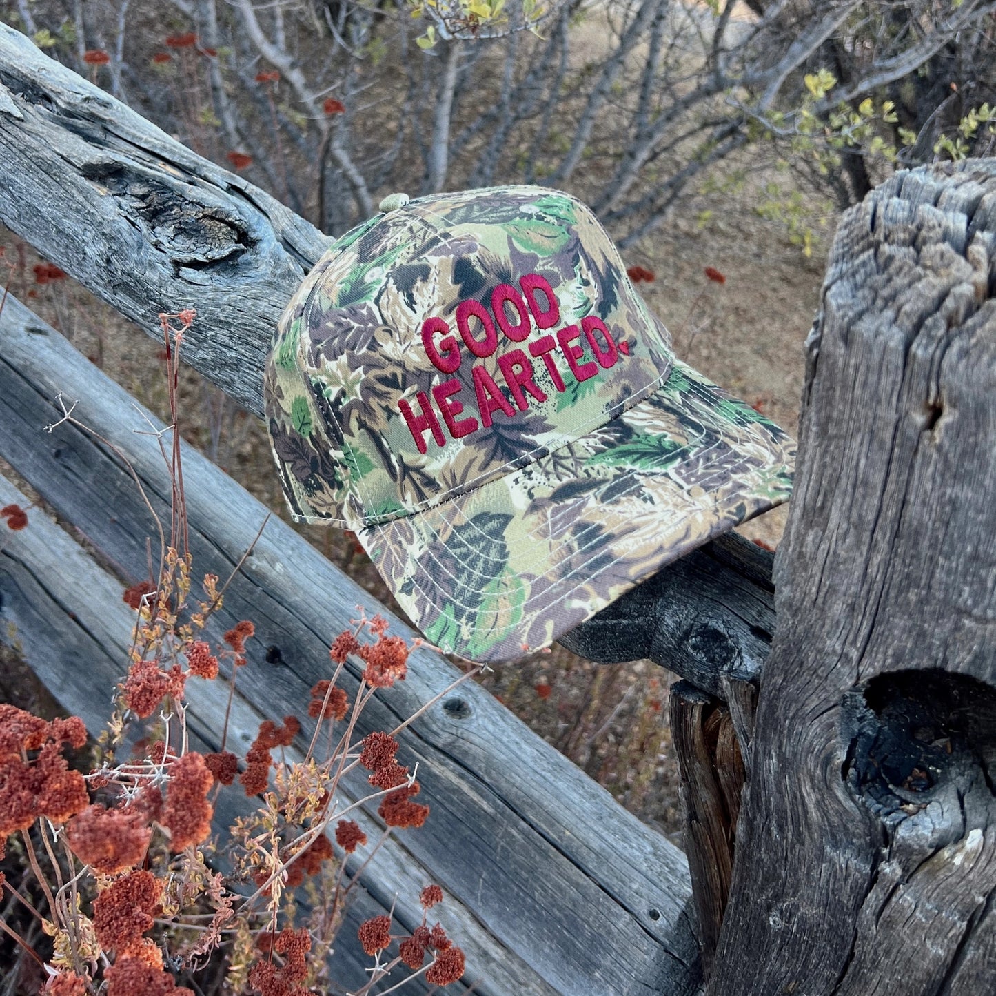 Good Hearted Camo Trucker