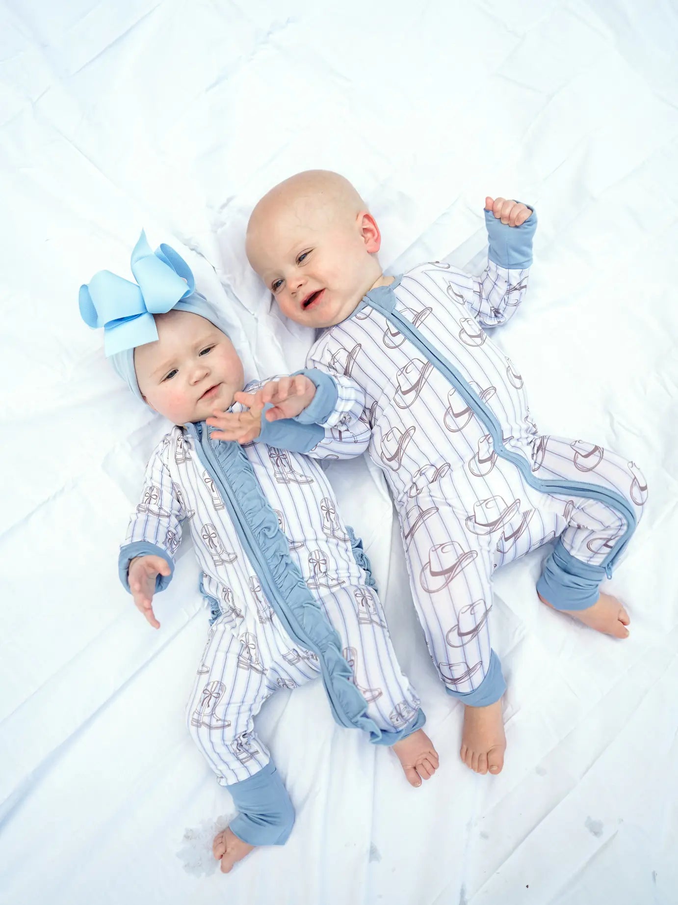 Western Blues Striped - Bamboo Sleeper