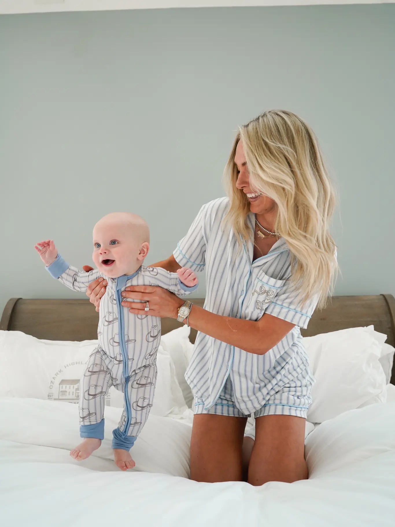 Western Blues Striped - Bamboo Sleeper