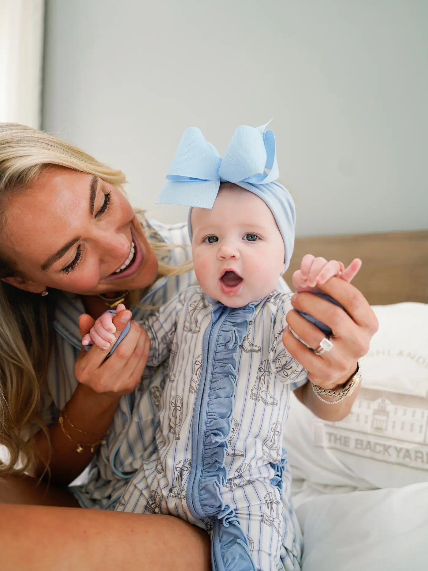 Western Blues Striped - Bamboo Sleeper