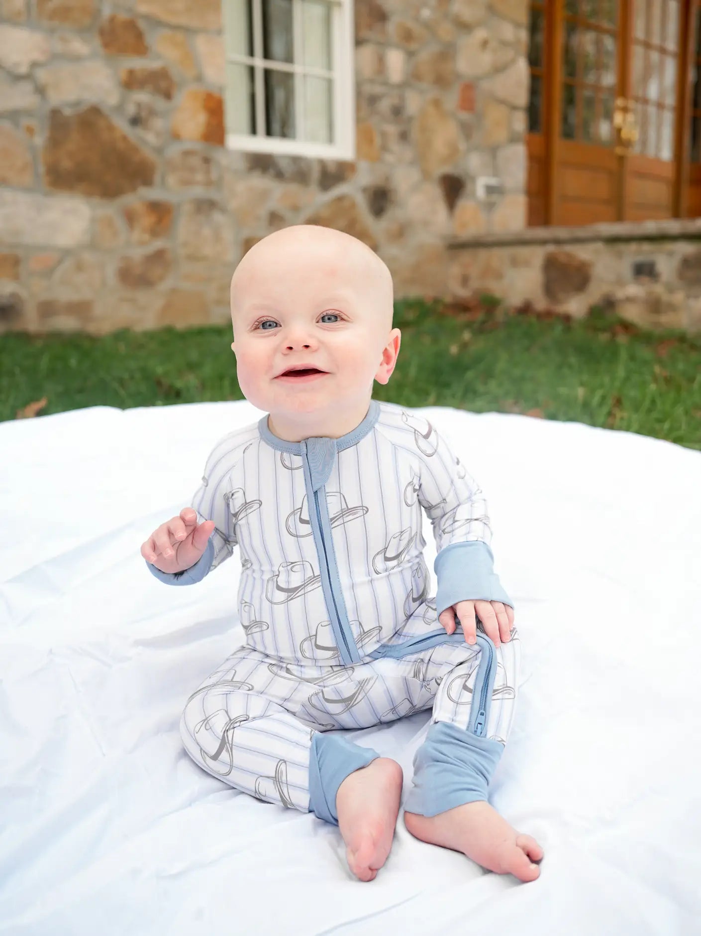 Western Blues Striped - Bamboo Sleeper