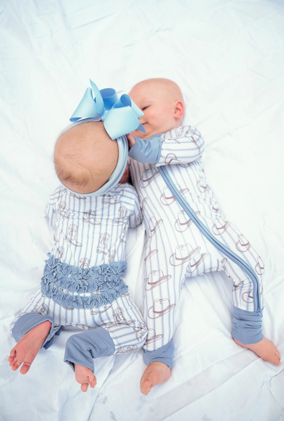 Western Blues Striped - Bamboo Sleeper