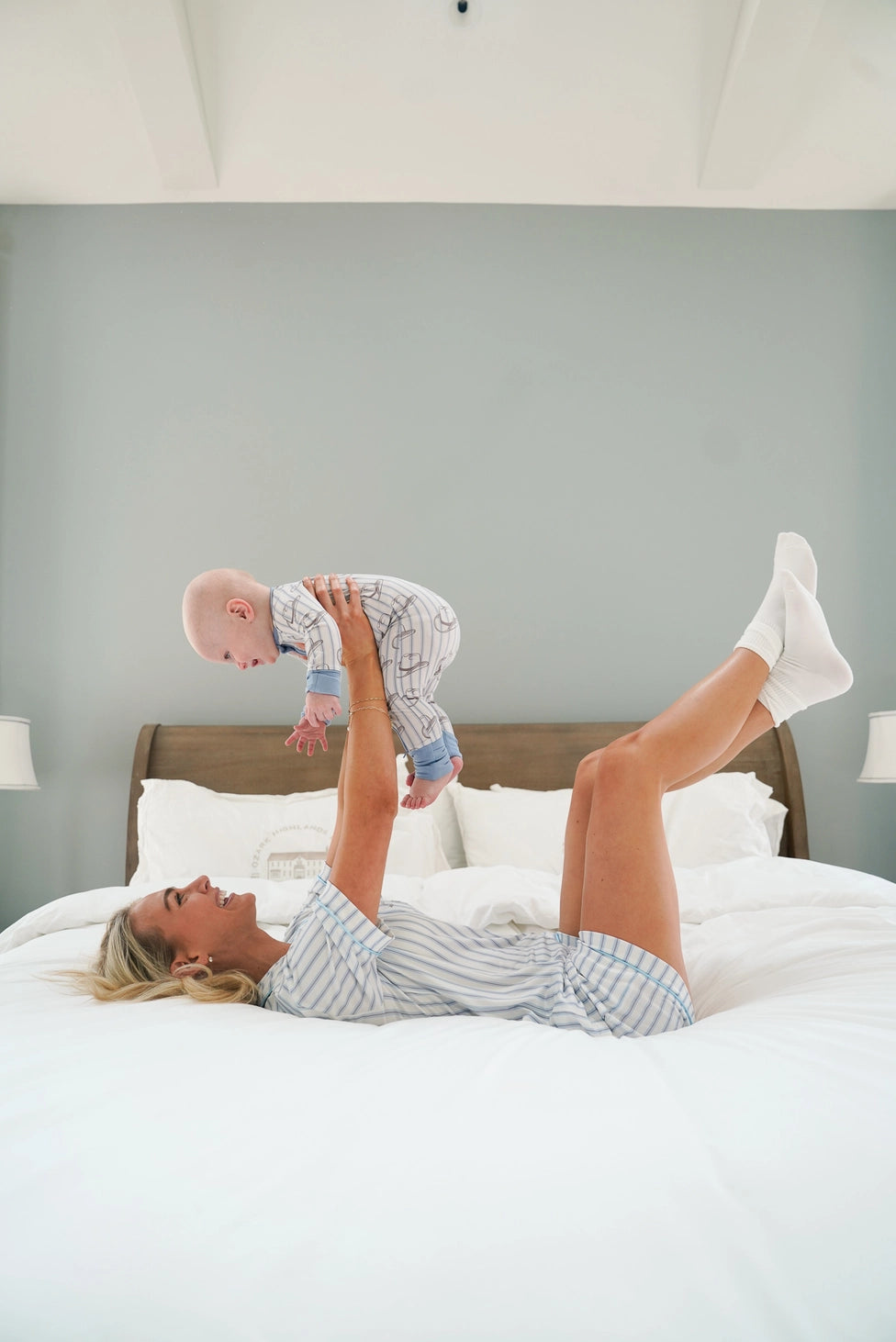 Western Blues Striped - Bamboo Sleeper