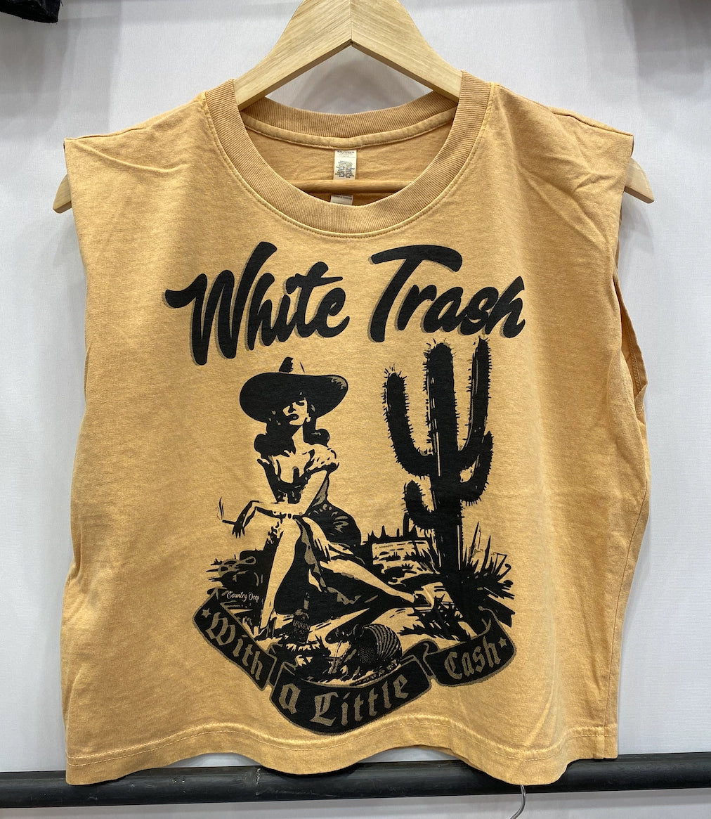 White Trash - Boxy Muscle - Faded Mustard